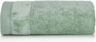 Image de Detexpol Serviette Vito 30x50 vert coton éponge 550 g/m2