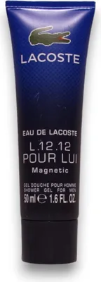 Image de Lacoste, Eau de Lacoste L.12.12 Magnetic, Cleansing, Shower Gel, For All Skin Types, 50 ml