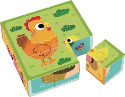 Obrázok produktu pre 2Kids Toys Drevené kocky Farma