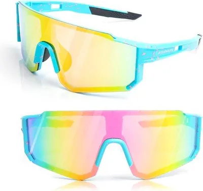 Zdjęcie produktu dla Okulary przeciwsłoneczne UV400 – ochrona przed promieniowaniem UV – elastyczna oprawka TR90 – idealne do jazdy na rowerze i biegania