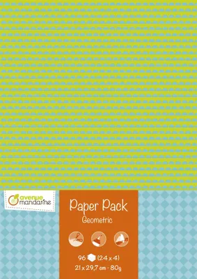 Produktbild von Clairefontaine Avenue Mandarine CC058C Origami, Mehrfarbig