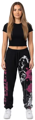 Produktbild von Yakuza Damen Flowers Loose Jogginghose, Schwarz, XL