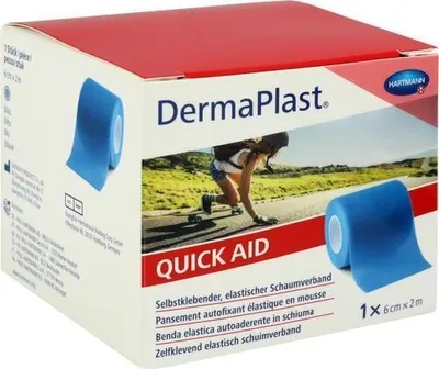 Zdjęcie produktu dla DermaPlast Quick Aid, 6 x 200 cm, Niebieski, 1 szt.