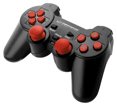 Imagen del producto de Controlador Esperanza Gamepad para PC/PS3/PC, conexión USB, color /rojo