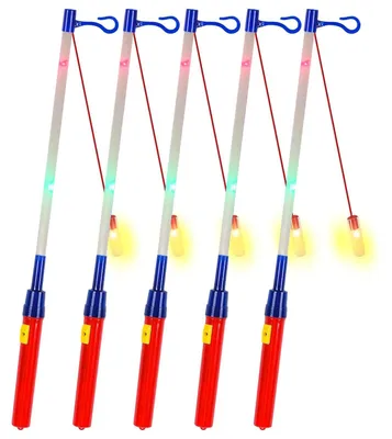 4 LED-Laternenstäbe 40 cm, elektrisch, für Laternenumzüge, Halloween