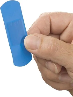 Produktbild von Detektierbare Pflaster, Pflasterstrips, blau, 72 x 25 mm, 25 St.