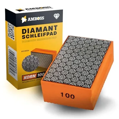 Produktbild von Amboss Diamant Schleifpad Korn: 100