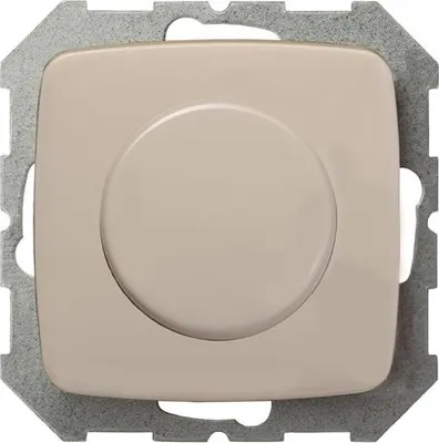 Produktbild von Dimmer Alpha 500W Beige Einbau für Glüh- und Halogenlampen, steuerbar 40-400W