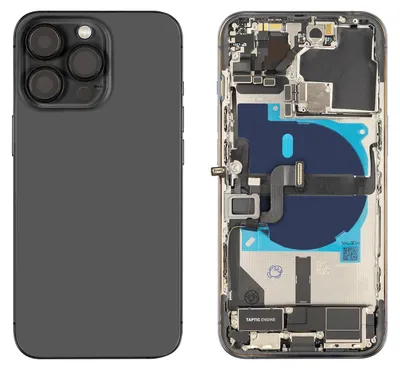 Produktbild von iPhone 13 Pro Gehäuse mit Backcover Graphit (grau)