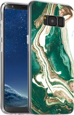 Produktbild von Hülle für Samsung Galaxy S8 Schutzhülle Marmor Motiv Handy Case Silikon Slim Cover