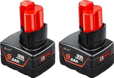 Obrázek produktu pro Li-ion baterie, 12V, 6Ah / 9Ah, náhradní baterie, 9Ah baterie 2 kusy