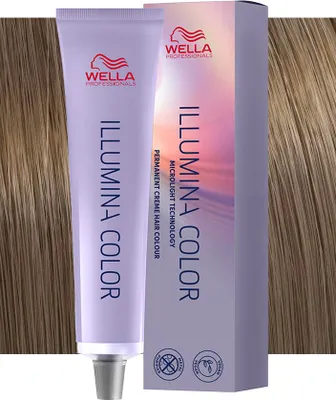 Produktbild von Wella Illumina Color, Blond, 8/1, Frauen, 60 ml, Alle Haare, Farbspeichernd, Schutz, Glanz