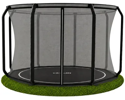 Produktbild von VirtuFit Trampolin für den Boden, 366 cm - inklusive Sicherheitsnetz