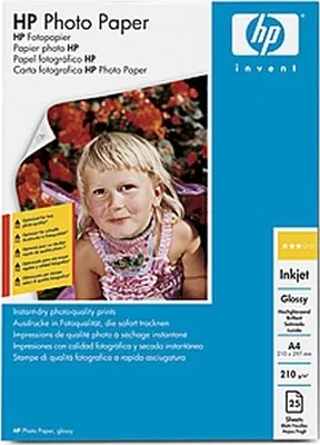 Produktbild von HP Glossy Photo Paper 210 g/m²-A4/210 x 297 mm/25 sht