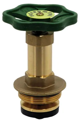 Image de Robinetterie, chambre de graisse, vanne de dérivation à courant libre, conformité DIN3502, acier inoxydable, DN40, 1 1/2", EPDM
