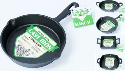 Produktbild von Bratpfanne - Schwarz - Gusseisen - Ø 15 cm
