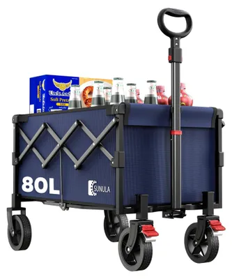 Zdjęcie produktu dla Składany wózek ręczny o pojemności 80 litrów, do 100 kg