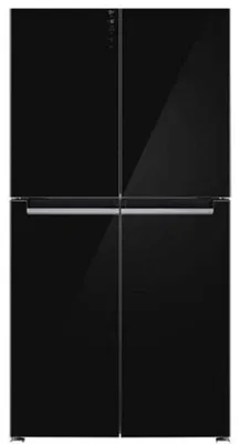 Obrázok produktu pre Bosch Serie 4 KMC85LBEA, Voľne stojaci, Viac dvierok, Čierna, 4 dvere/dverí, Dotyk, Na dverách