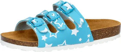 Produktbild von Lico Bioline Star Pantoletten in Übergrößen Türkis [D2C]560631 große Damenschuhe