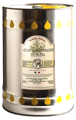 Produktbild von Marone - Natives Olivenöl Extra filtriert - 5 Liter Kanister 100 Prozent Italienisches Olivenöl