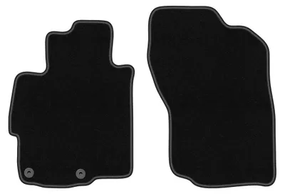 Zdjęcie produktu dla Dywaniki welurowe BASIC czarne przednie Mitsubishi Lancer VIII CY 2007-2016