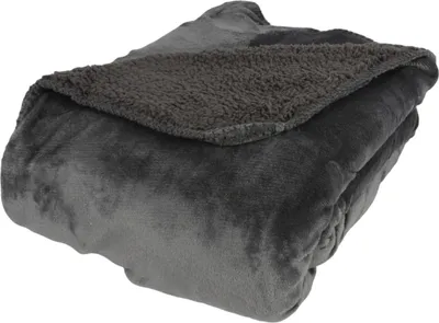 Produktbild von Kuschlige Wohndecke 200x150cm Kuscheldecke Tagesdecke Sofadecke Bettüberwurf, Farbe:grau