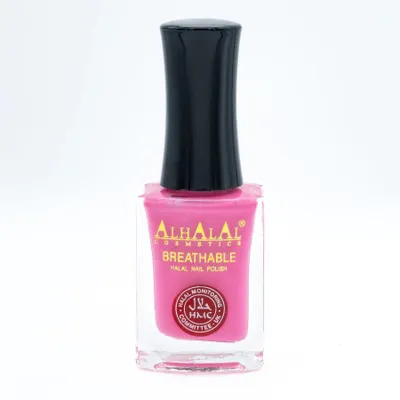 Produktbild von AL-180 HUDA Halal Atmungsaktiver Nagellack Pink | Wasserdurchlässig, Wudu-geeignet, vegan & alkoholfrei