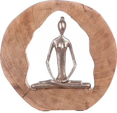Produktbild von Casablanca by Gilde Dekofigur Skulptur Health silber, handgearbeitet H. 27 cm,81020