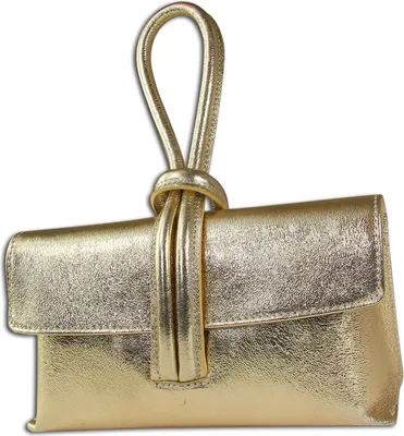 Image de Toscanto Sac en cuir Sac de soirée Sac à bandoulière or OTT834AZ