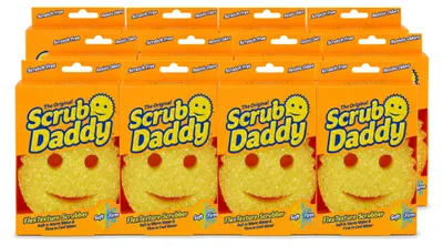 Productafbeelding van 12 x Scrub Daddy reinigingsspons - Textuurveranderend - Voordeelverpakking - 12 stuks