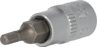 Produktbild von BRILLIANT TOOLS 1/4" Innensechskant Bit-Stecknuss 3 mm - BT020820