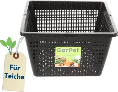 Produktbild von Pflanzkörbe 23 x 23 cm Körbe Wasserpflanzen Teichpflanzkorb Pflanzkorb Teichpflanzen Pflanzkörbe Für Seerosen Wasserpflanzenkorb Teichkorb