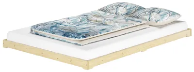 Produktbild von Futonbett 160x200 platzsparend extra niedriges Loftbett Fichte Tanne geölt V-60.47-16ohne Zubehör