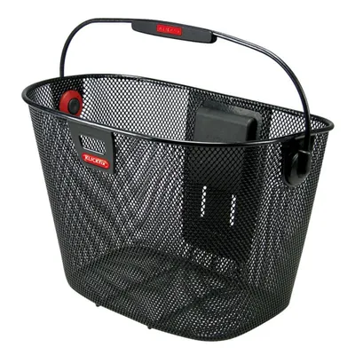 Immagine prodotto di KLICKfix 0387KLIK Cestino anteriore per bicicletta Unilux 35x25x26cm, a maglie strette, nero