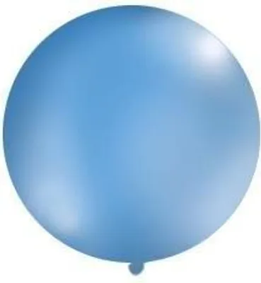 Produktbild von Riesenballon 1 m, pastell, blau, 1 Stk.