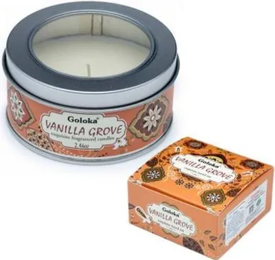 Produktbild von Goloka Vanille-Wachskerze aus der Dose