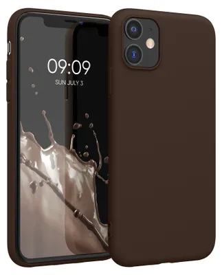Produktbild von kwmobile Handyhülle für Apple iPhone 11 Hülle - TPU Case - Kabelloses Laden - Schutzhülle Cover in Chocolate