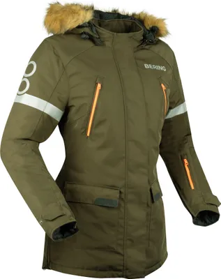 Productafbeelding van Bering Wembley waterdichte damesmotorfietsjas, khaki, maat 46