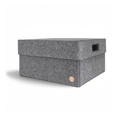 Produktbild von Aufbewahrungsbox CLASSIC Filz 45 x 40 x 22 cm mit Deckel in anthrazit meliert