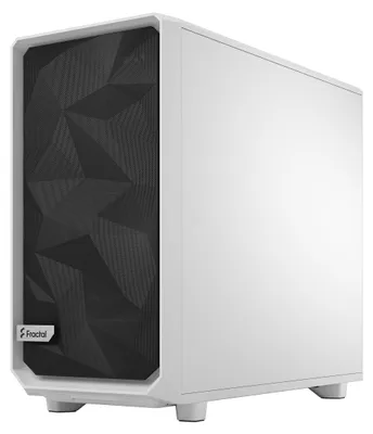 Produktbild von Fractal Design Meshify 2 Lite, PC, Weiß, ATX, EATX, micro ATX, Mini-ITX, Stahl, Gehärtetes Glas, 18,5 cm, 47,6 cm