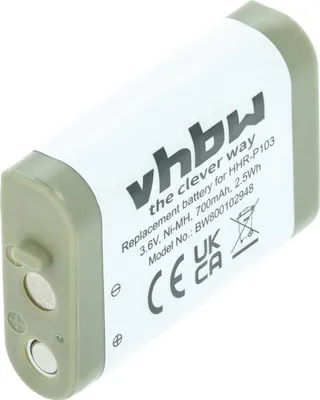 Produktbild von vhbw Akku kompatibel mit Radio Shack 43-9018, 102, 43-9015, 43-9016, 103, 23-966, 249, 43-9004 schnurlos Festnetz Telefon (700 mAh, 3,6 V, NiMH)