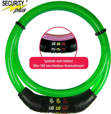 Immagine prodotto di Lucchetto per cavi Point Symbol, modello CSL 80, colore verde