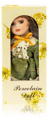 Produktbild von ARÔME Porzellanpuppe, 20 cm, Grün