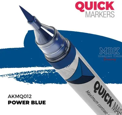 Immagine prodotto di AK Interactive S.L. AK-MQ012 POWER BLUE - MARCATORI RAPIDI