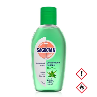Zdjęcie produktu dla Sagrotan Dezynfekujący żel do rąk Aloe Vera 50ml