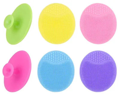 Produktbild von 6er-Pack Peeling-Gesichtsreinigungspads aus Silikon, Mitesser-Entferner für die tägliche Gesichtsreinigung