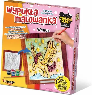 Zdjęcie produktu dla Wypukła malowanka - Jednorożec Wenus