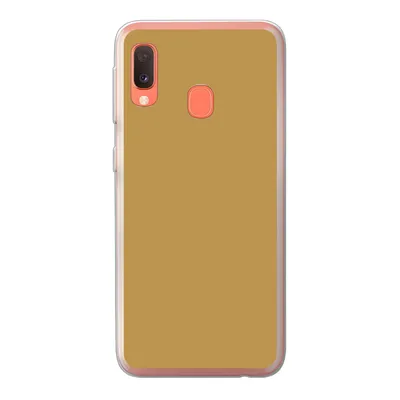 Produktbild von MuchoWow® Handyhülle Schutzhülle Hülle für Samsung Galaxy A20e Ockergelb - Farbe - Herbst - Gelb - Fest - Farben Silikon Softcase Handy Hülle - Abdeckung