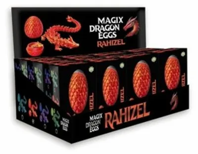 Image de Oeuf de dragon "MagiX Dragon Egg RAHIZEL", orange, dragon 22,5 cm & oeuf 8 cm