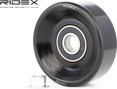 Produktbild von RIDEX 312D0050 Umlenkrolle Keilrippenriemen 90mm für CHRYSLER VOYAGER IV (RG, RS) für JEEP CHEROKEE (XJ)